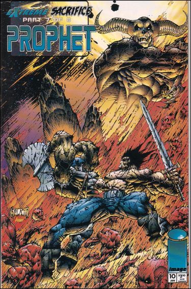 Prophet (1993) issue 10 Polybagged with Trading Card