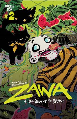 Zawa + The Belly of the Beast issue 2 Michael Dialynas Cover