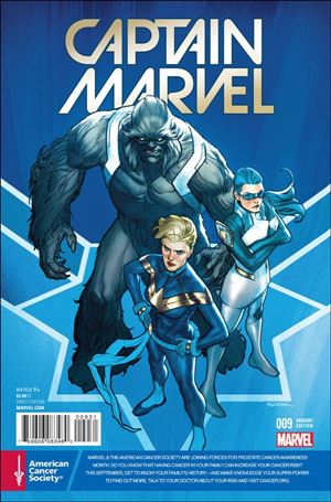 Captain Marvel (2016) issue 9-C Ryan Sook Prostate Awareness Cover