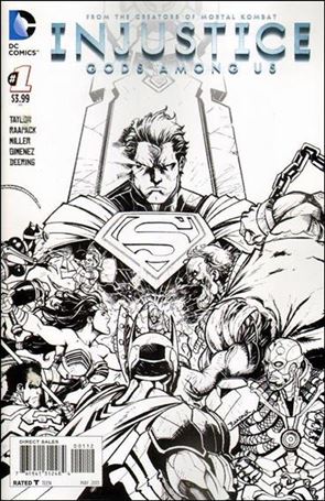 Injustice: Gods Among Us issue 1-C Sketch Cover (2nd Printing)