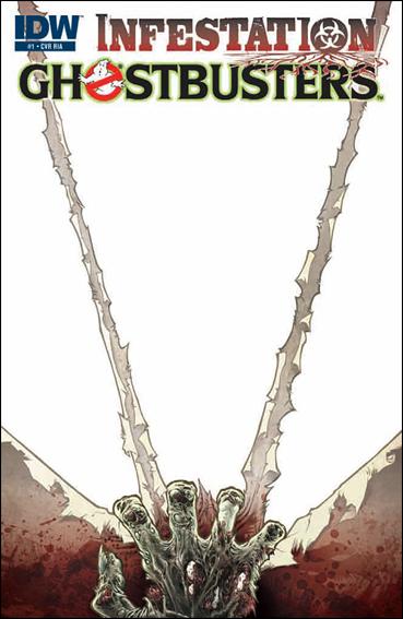 Ghostbusters: Infestation issue 1-C Gabriel Rodriguez 1:10 Blank Zombie Hand Cover