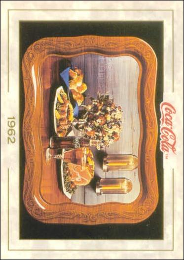 Coca-Cola Collection Series 1 (Base Set) card 73 TV Serving Tray (1962)