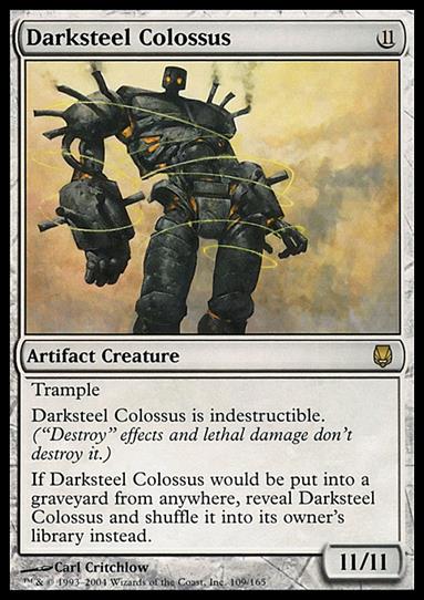 Magic the Gathering: Darksteel (Base Set) card 109 Darksteel Colossus
