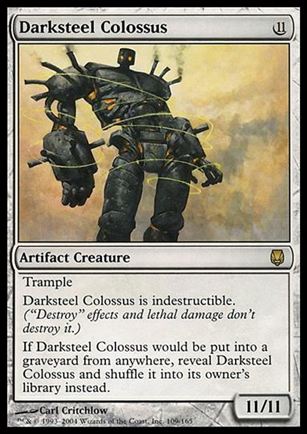 Magic the Gathering: Darksteel (Base Set) card 109 Darksteel Colossus