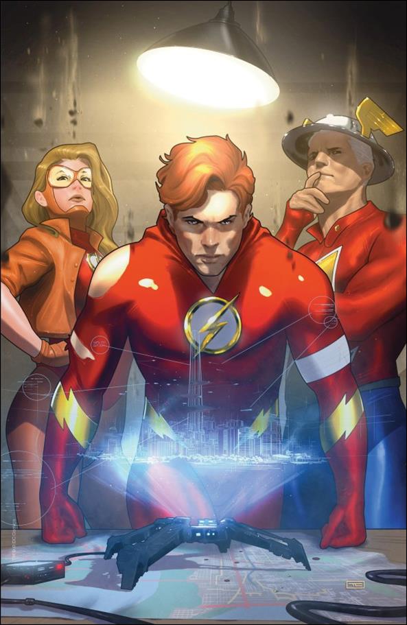 Flash (1959) issue 793-E Taurin Clarke 1:50 Foil Cardstock Cover