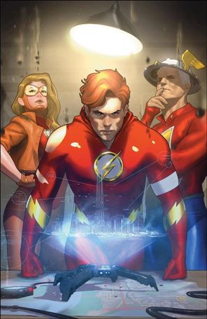 Flash (1959) issue 793-E Taurin Clarke 1:50 Foil Cardstock Cover