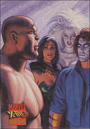 X-Men 2099: Oasis (Base Set) card 28 Old friend, New beginning