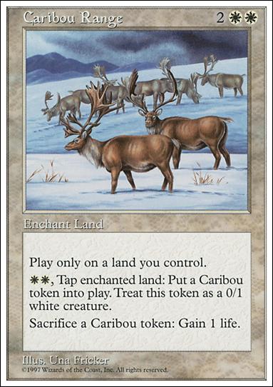 Magic the Gathering: 5th Edition (Base Set) card 14 Caribou Range