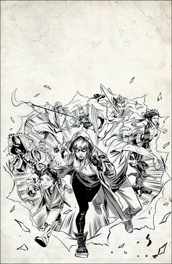 Crossover (2020) issue 4-E Geoff Shaw 1:25 Black & White Virgin Cover
