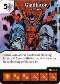 Marvel Dice Masters Amazing Spider-Man card 87 Gladiator: Kallark