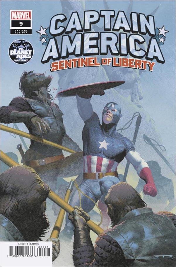 Captain America: Sentinel of Liberty (2022) issue 9-C Esad Ribic Planet of the Apes Cover