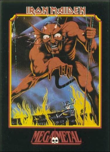 Mega Metal (Base Set) card 38 "The Number of the Beast" Album Cover