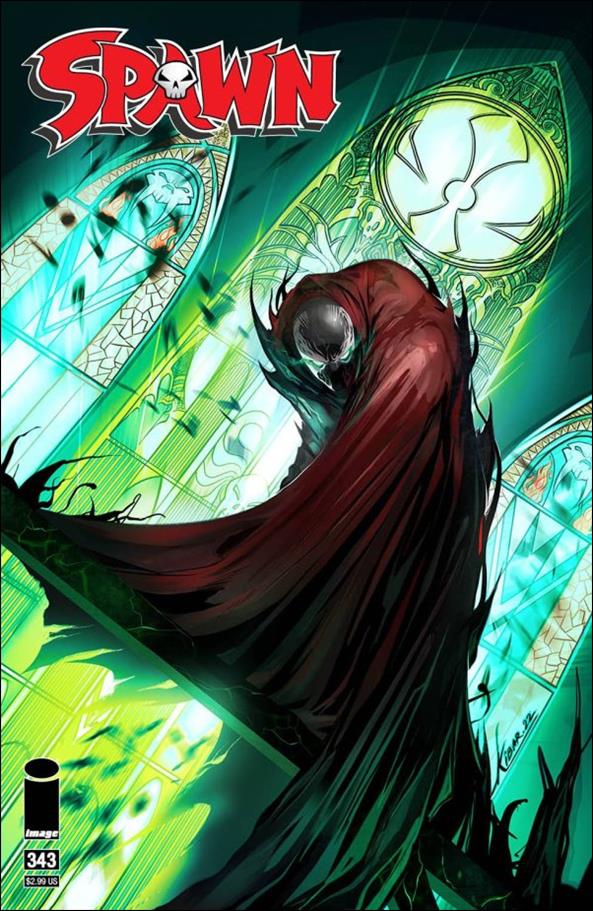 Spawn issue 343-B Kibar Cover