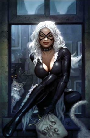 Black Cat (2021) issue 1-J Ryan Brown Comics Elite Virgin Cover 1/1000
