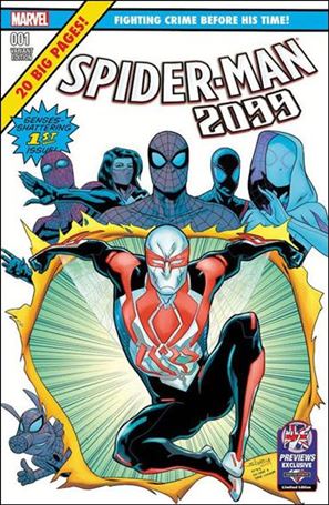 Spider-Man 2099 (2015) issue 1-E Will Sliney Previews UK Cover
