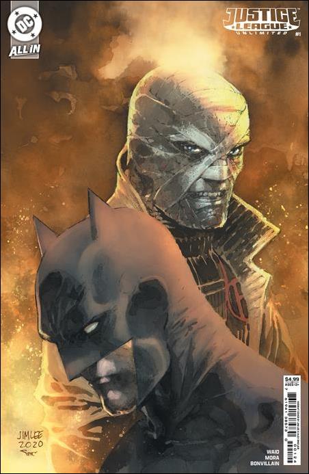 Justice League Unlimited (2025) issue 1-M Jim Lee Cardstock Affixed Cover