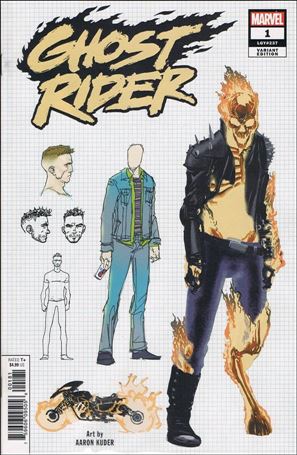 Ghost Rider (2019) issue 1-E Aaron Kuder 1:10 Design Cover