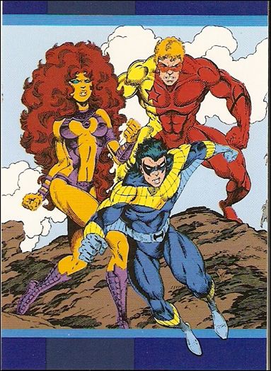 DC Cosmic Teams (Base Set) card 11 New Titans: Card 2