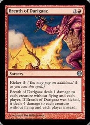 Magic the Gathering: Duel Decks: Knights vs. Dragons (Base Set) card 64 Breath of Darigaaz