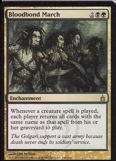 Magic the Gathering: Ravnica (Base Set)  card 192 Bloodbond March