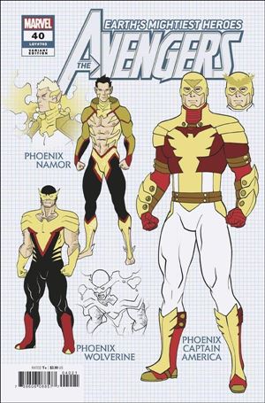 Avengers (2018/07) issue 40-D Javier Garron 1:10 Cover
