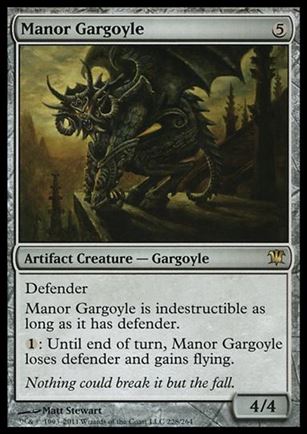 Magic the Gathering: Innistrad (Base Set) card 228 Manor Gargoyle