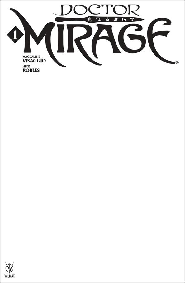 Doctor Mirage issue 1-D Blank Cover