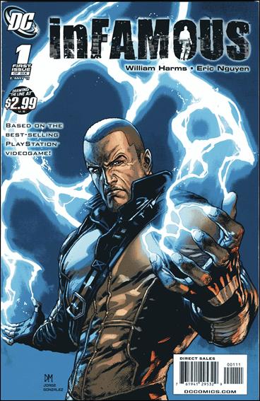 inFAMOUS issue 1 Blue Lightning Cover