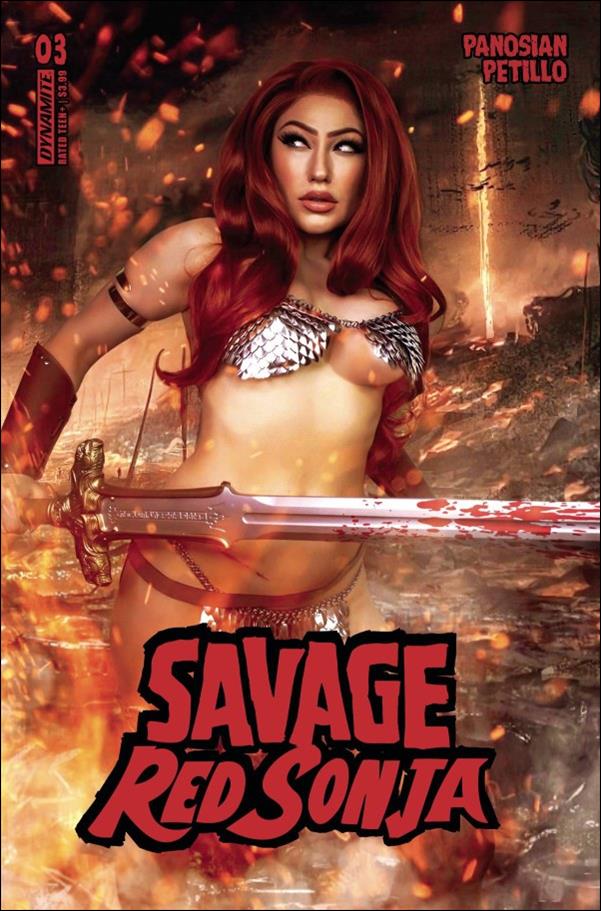 Savage Red Sonja issue 3-D Cosplay Photo Cover