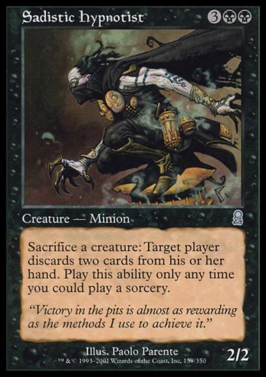 Magic the Gathering: Odyssey (Base Set) card 159 Sadistic Hypnotist