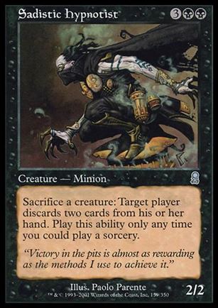 Magic the Gathering: Odyssey (Base Set) card 159 Sadistic Hypnotist