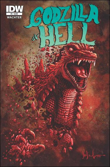 Godzilla in Hell issue 5 Dave Wachter Cover