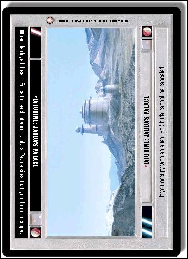 Star Wars: Special Edition Limited (Base Set) card 288 Tatooine: Jabba's Palace