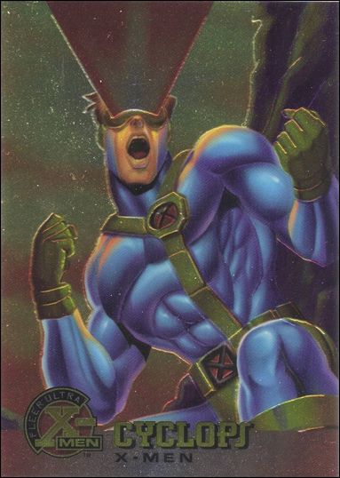 1996 Fleer Ultra X-Men All Chromium (Promo) card nn Cyclops