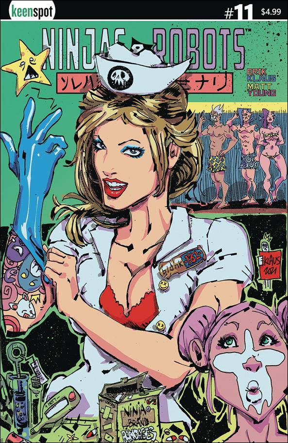 Ninjas and Robots issue 11 Erik Klaus Cover