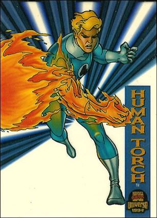 Marvel Universe: Series 5 (Suspended Animation Subset) card 2 Human Torch