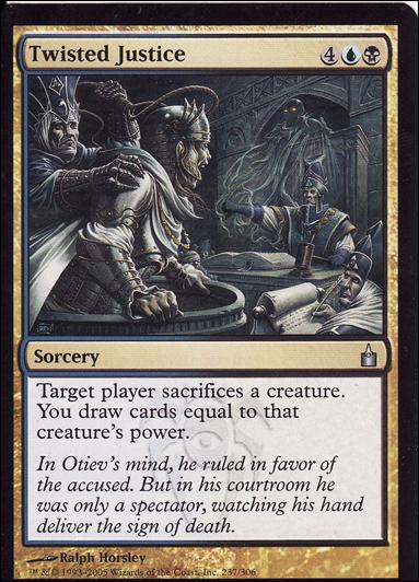 Magic the Gathering: Ravnica (Base Set)  card 237 Twisted Justice