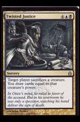Magic the Gathering: Ravnica (Base Set)  card 237 Twisted Justice