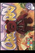Beanie Babies Series 4 (Base Set) card 243 Teddy Cranberry