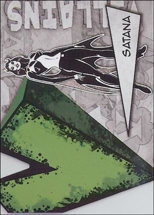 Marvel Beginnings: Series 3 (Villains Die-Cut Subset) card V-37 Satana