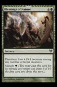 Magic the Gathering: Avacyn Restored (Base Set) card 168 Blessings of Nature
