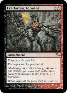 Magic the Gathering: Shadowmoor (Base Set) card 186 Everlasting Torment