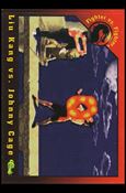 Mortal Kombat (Base Set) card 38 Liu Kang vs. Johnny Cage