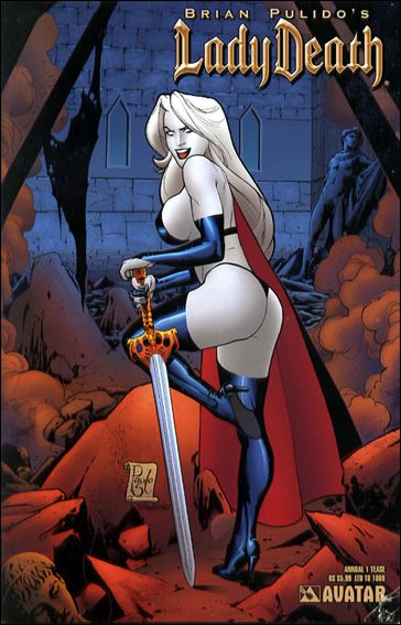 Brian Pulido's Lady Death Annual issue 1-N Tease Cover 1/1000