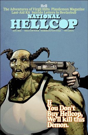 Hellcop (2021) issue 4-B Gun To the Head Cover