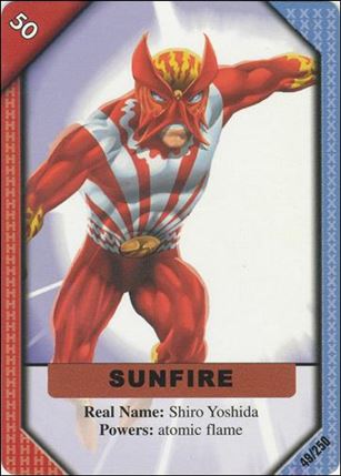 Marvel ReCharge: Inaugural Edition (Base Set) card 49 Sunfire