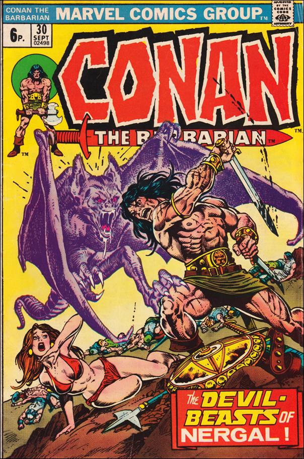 Conan the Barbarian (1970) issue 30-B UK Price Cover