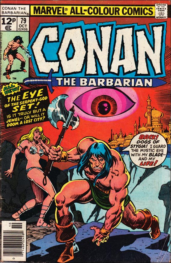Conan the Barbarian (1970) issue 79-C UK Price Cover