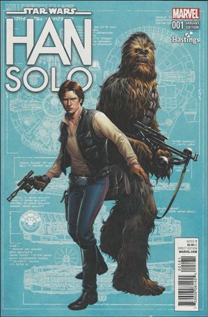 Han Solo issue 1-M Mark Brooks Hastings Cover