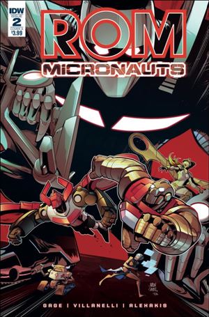 Rom & The Micronauts issue 2 Juan Samu Cover